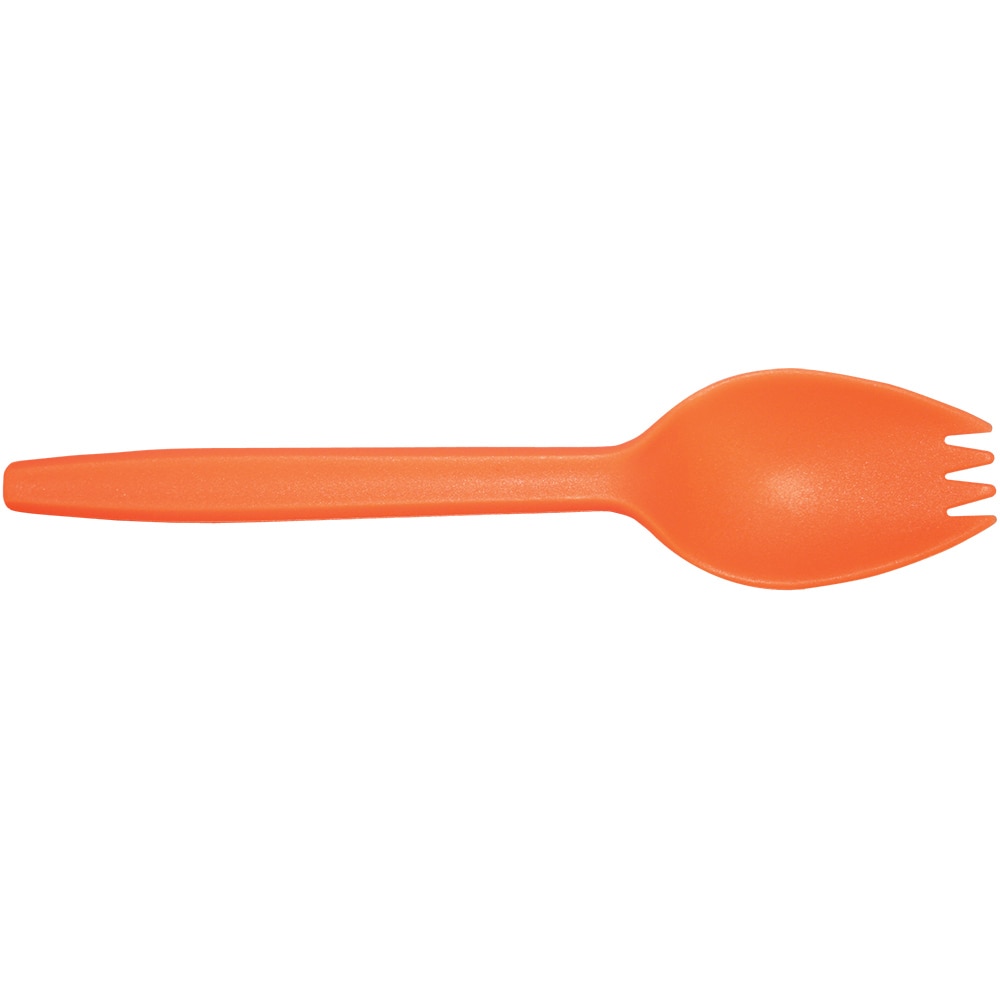 Polypropylene Spork, Orange